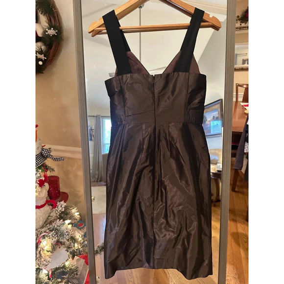Banana Republic Brown Cocktail Dress Size 0 - Picture 6 of 7